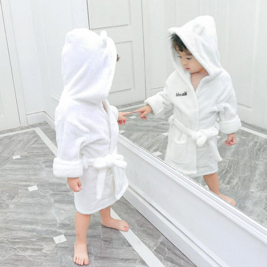 Bata Larga de Manga Larga para Niños