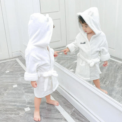 Bata Larga de Manga Larga para Niños