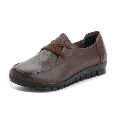 Zapatos de Cuero para Mamá - Cómodos, Antideslizantes y Casuales - Image 6