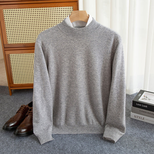 Suéter de Cuello Medio en Lana para Hombre - Image 11