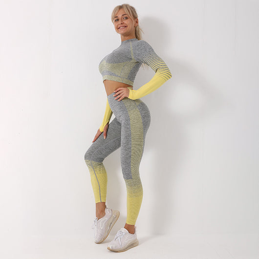 Ropa de Yoga Tejida sin Costuras - Image 27