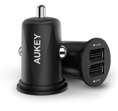 Cargador de Auto Dual USB AUKEY - Carga Rápida para Teléfono y Dispositivos - Image 3