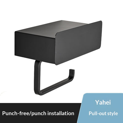 Organizador de Baño Negro con Repisa para Papel Higiénico y Toallitas - Image 7