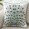 Almohada Decorativa de Pavo Real para Dormitorio