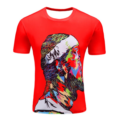 Camiseta 3D Rock and Roll con Diseño Artístico Moderno - Image 3
