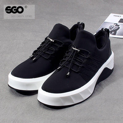 Zapatillas Deportivas Altas Coreanas para Hombre con Suela Gruesa Elevada - Image 6