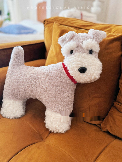Llavero Peluche Schnauzer Adorable - Colgante para Mochila y Bolsas - Image 2