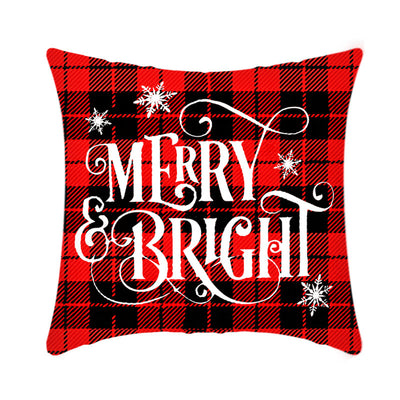 Funda de Cojín Navideño 45cm con Diseño de Reno y Papá Noel en Felpa Corta - Image 30