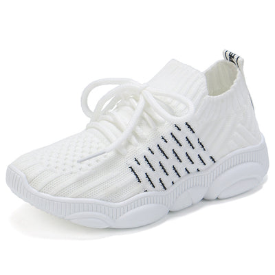 Zapatillas Deportivas Tejidas con Cordones para Niños - Primavera y Otoño - Image 23