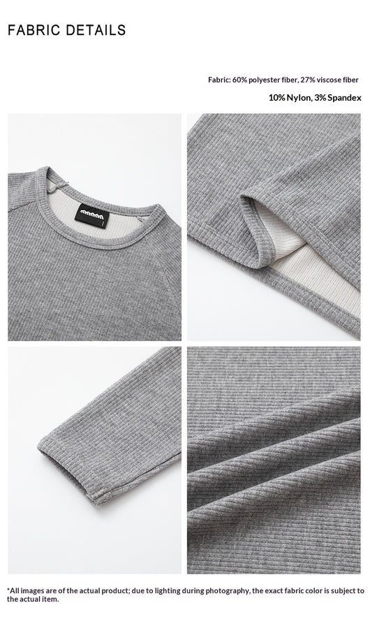 Camiseta Manga Larga Cuello Redondo Ajustada - Base Layer Otoño Hombre - Image 17