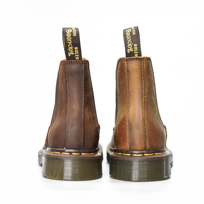 Botas Vintage de Cuero Crazy Horse para Mujer con Costura Real - Image 3