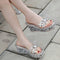 Sandalias Romanas con Strass para Playa y Verano