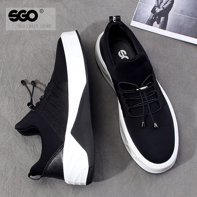 Zapatillas Deportivas Altas Coreanas para Hombre con Suela Gruesa Elevada - Image 4
