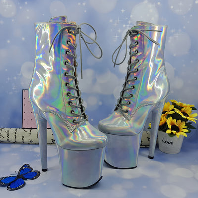 Botas de Tacón Alto con Efecto Láser - Image 3