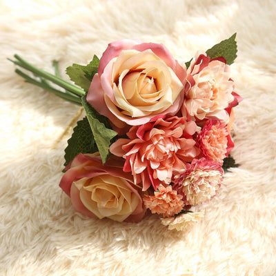 Ramo de Flores Artificiales Dalia Rosa - Image 10