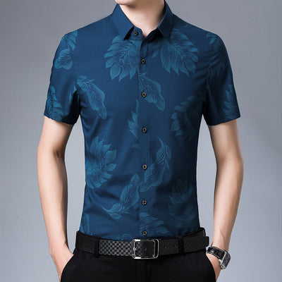 Camisa Ejecutiva de Manga Corta para Hombre - Image 16