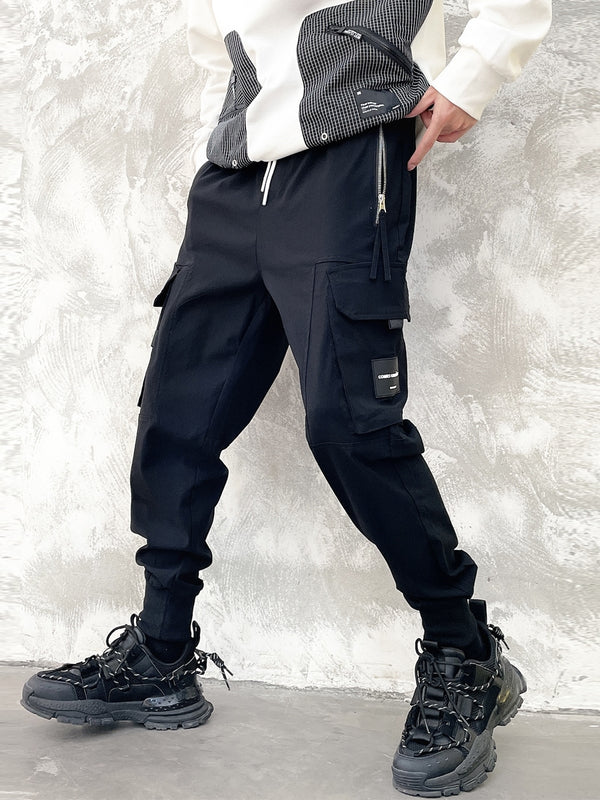 Pantalones Funcionales Deportivos Hombre con Bolsillos Múltiples