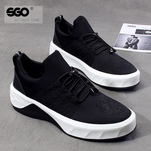 Zapatillas Deportivas Altas Coreanas para Hombre con Suela Gruesa Elevada - Image 3