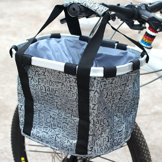 Canasta Delantera Plegable para Bicicleta de Montaña S41 46 con Liberación Rápida