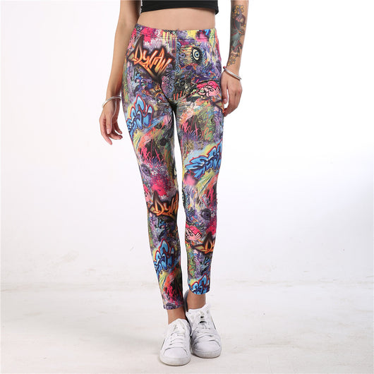 Pantalones de Yoga Doodle Sport - Image 48