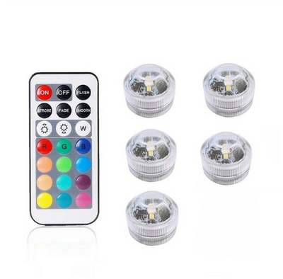 Luz LED Sumergible con Control Remoto - 5 Colores Ajustables - Image 11