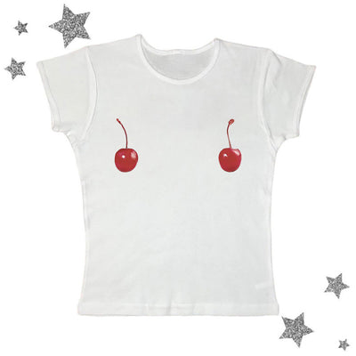 Camiseta Niña Estampado Cereza Sin Mangas Estilo Urbano - Image 11
