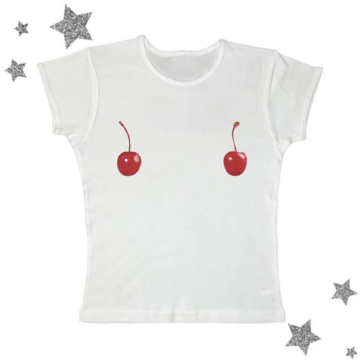 Camiseta Niña Estampado Cereza Sin Mangas Estilo Urbano - Image 11