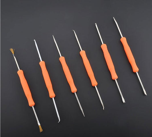 Kit Profesional de Desoldadura para Reparación de Placas PCB - 6 Herramientas de Limpieza