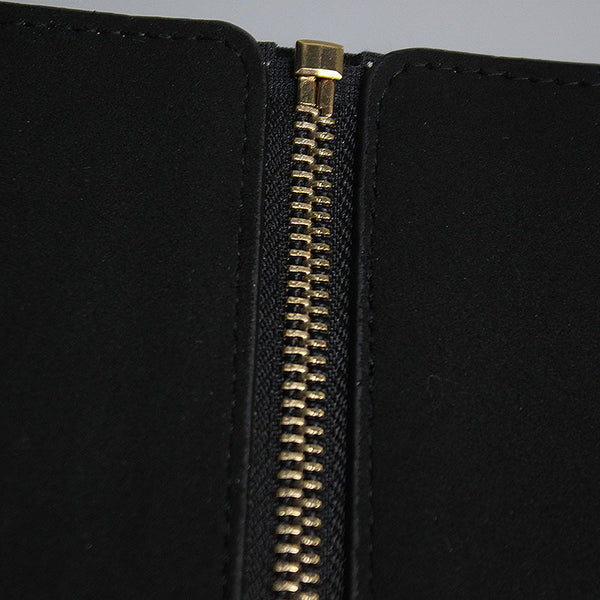 Vestido Ancho Decorativo para Mujer con Cinturón - Diseño Versátil y Elegante Negro
