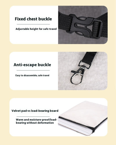 Mochila Transportadora para Gatos con Bolsa Extensible - Image 16