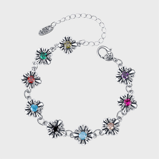 Pulsera de Plata 925 Margarita Vintage Diseño Original Joyería Artesanal - Image 3