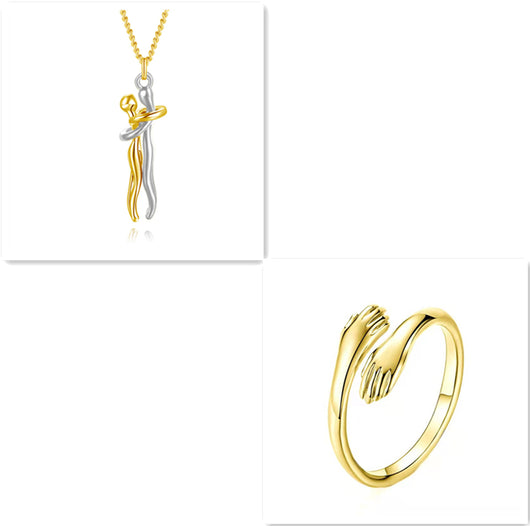 Collar Abrazo de Amor - Joyería Unisex para Parejas - Image 14