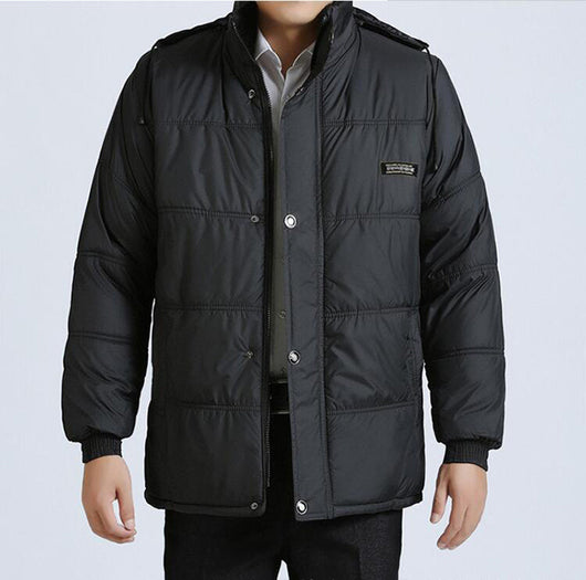 Abrigo de Algodón para Hombre - Chaqueta Invernal Clásica - Image 12