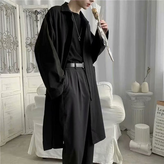 Camisa Suelta de Manga Larga Estilo Coreano para Hombre - Image 5