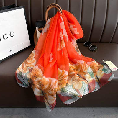 Pañuelo Largo Estampado Versátil para Mujer - Image 48