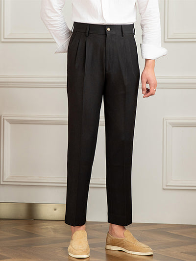 Pantalones Formales Británicos para Hombre - Estilo Ejecutivo Versátil - Image 10