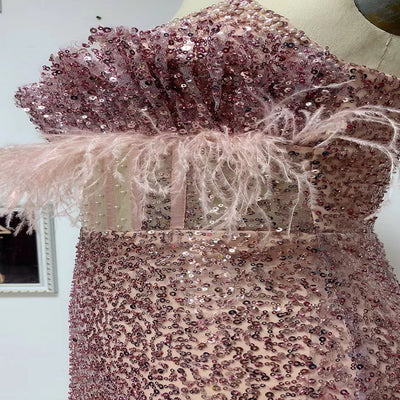 Vestido Tubo Lentejuelas Elegancia Temperamento Mujer - Image 7
