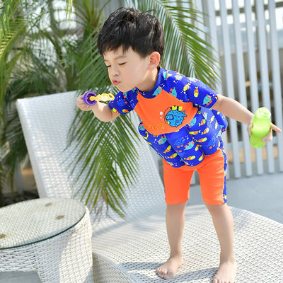 Traje de Baño Flotador para Bebés y Niñas - Enterizo de Seguridad Acuática