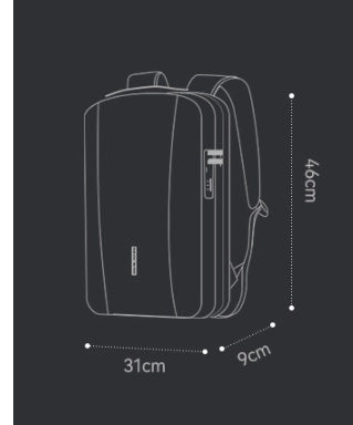 Mochila Resistente para Laptop 17.3" - Diseño Blindado Anti-Presión - Image 6