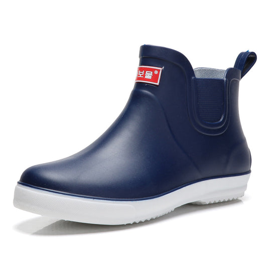 Botas de Lluvia Cálidas para Hombre - Zapatos de Caucho Impermeables con Suela Antideslizante - Image 3