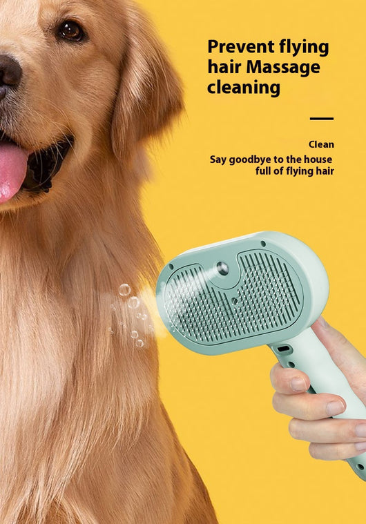 Peine Deslanador con Spray de Agua para Mascotas - Cepillo Desmañador para Perros y Gatos - Image 23