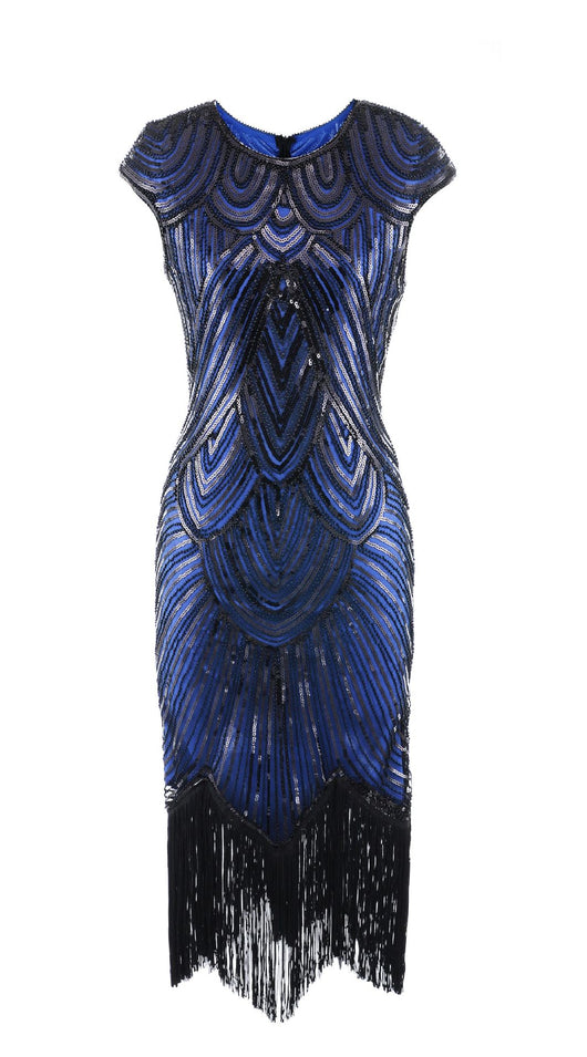 Vestido de Lentejuelas con Flecos y Trenzas - Image 30