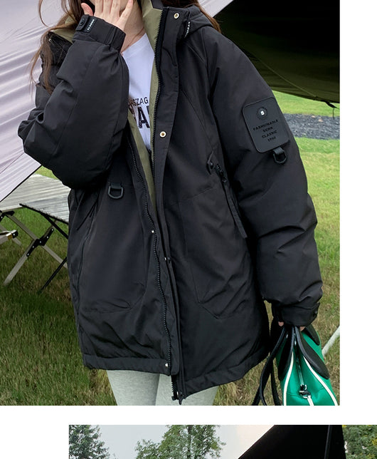 Abrigo Interchange de Algodón Grueso para Niñas - Image 13