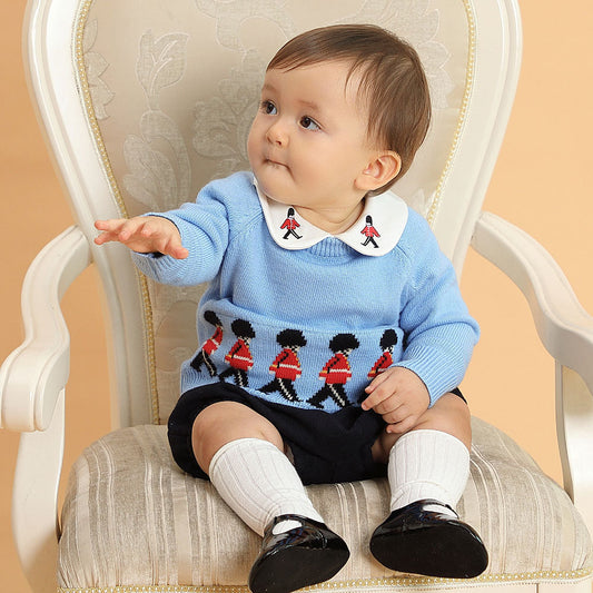 Suéter Tejido con Cuello Redondo para Niños - Image 2