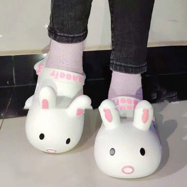 Zapatos Infantiles Antideslizantes con Diseño de Conejito