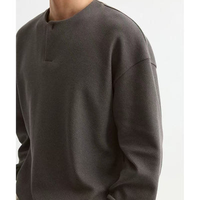 Sudadera Cuello Redondo Ligera para Hombre Talla Grande - Image 5
