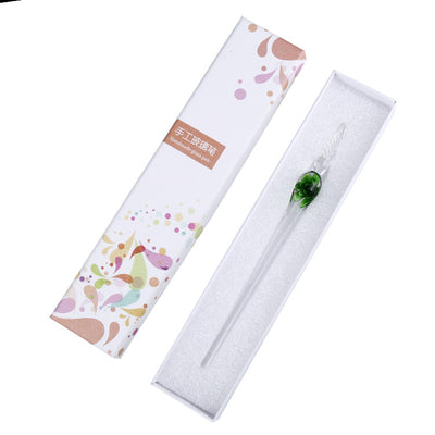 Set de Pluma Sumergible con Flor de Cristal Elegante - Image 7