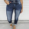Pantalones Skinny Cintura Alta con Micro Elástico