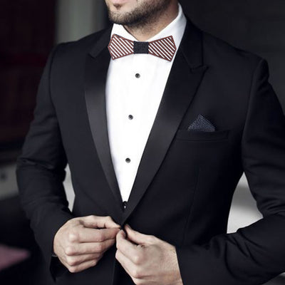 Corbata de Moño de Madera Maciza Estilo Europeo y Americano - Image 7