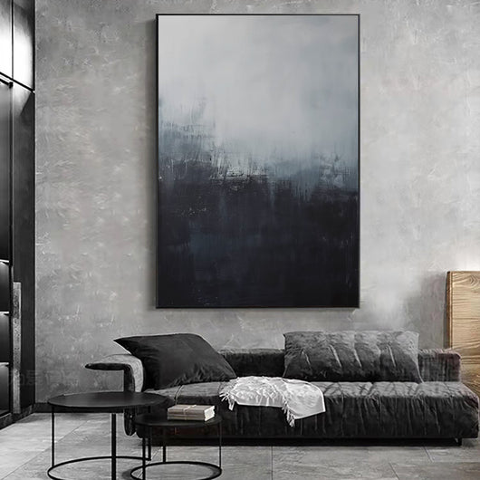 Cuadro Abstracto Moderno en Óleo - Arte de Pared Minimalista sin Marco - Image 10